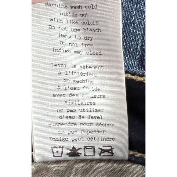 Rag & Bone Women’s Jeans Size 26 Crop Flare High Rise Blue Denim - Picture 14 of 15